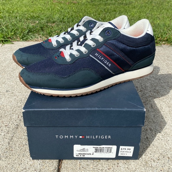 Tommy Hilfiger Marcus Sneakers Dark Blue/ White - Picture 1 of 9